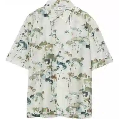 COS Floral Print Short Sleeve Shirt