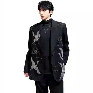 MIIRACER Black Luxury Blazer