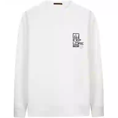 才子 长袖微弹圆领卫衣 男款