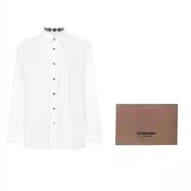 Burberry Logo Polo Shirt White