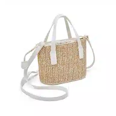 老人头 慵懒简约度假风时尚 织物 手提包 常规 女款 多色
