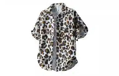 ARCANEFUNK Leopard Short Sleeve Shirt