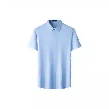 富铤 莫代尔 干爽透气商务条纹短袖弹力易打理衬衣衬衫 男款