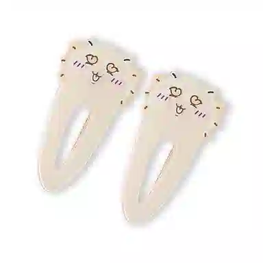 简应舒 可爱边侧边夹子刘海夹碎发小夹子 亚克力 发夹 女款