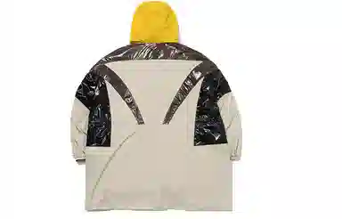 中国李宁 非鞋 宽松冬季套装风衣三合一羽绒服 女款 黄灰色