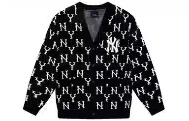 MLB Vintage Knit Cardigan Black
