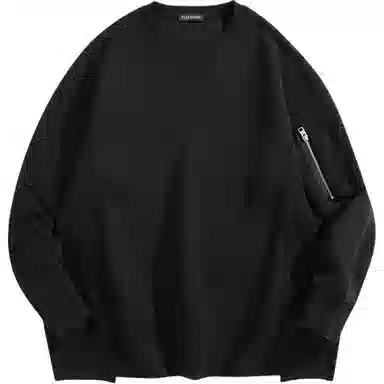 PEACEBIRD MEN Pocket Patch Crewneck Sweatshirt