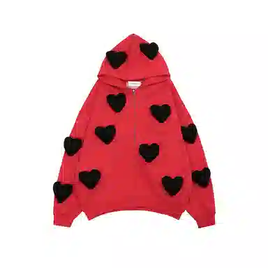 SQQZ Project Heart 3D Padded Hoodie