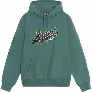 Stussy FW24 Satin Patch Oversized Hoodie