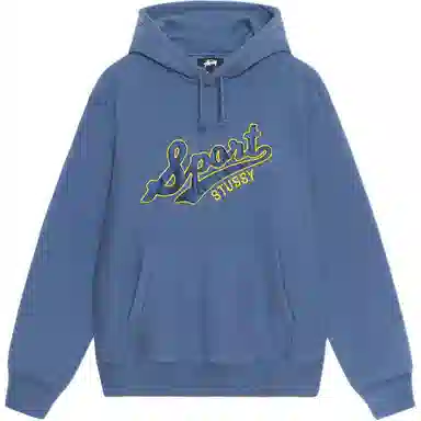 Stussy FW24 Satin Patch Oversized Hoodie