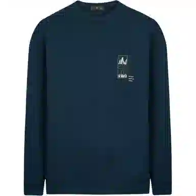 才子 长袖微弹圆领卫衣 男款