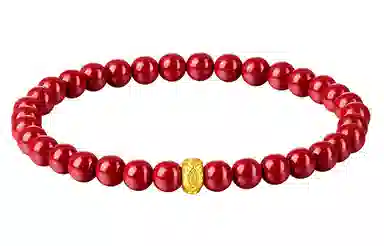 石头记 水逆退散 吉祥如意八方来财 招福串珠 时来运转珠首饰 红色转运 礼盒款再造辰砂 朱砂 手串 女款