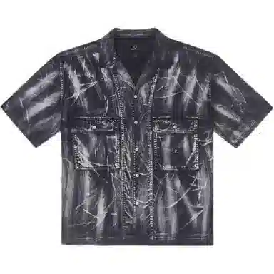Converse Retro Short Sleeve Shirt Black