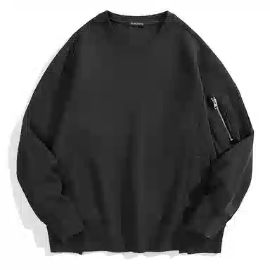 PEACEBIRD MEN Pocket Patch Crewneck Sweatshirt