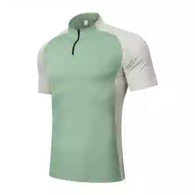 BKCXZICE Half-Zip Quick-Dry Sports Shirt