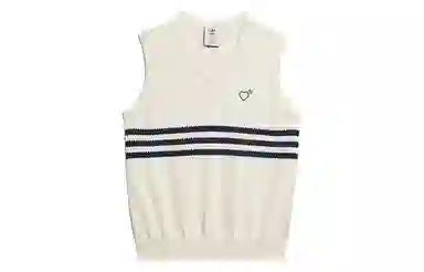 adidas x HUMAN MADE V-Neck Knit Vest White