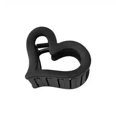 蒙妮 简约磨砂爱心 亚克力 发夹 男女同款情侣款