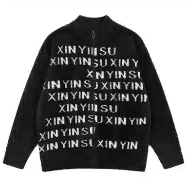 XINYINSU 24FW Black Cardigan