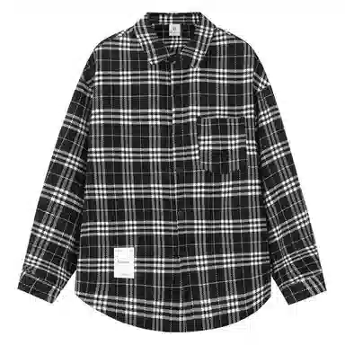 R.super FW24 Plaid Logo Shirt