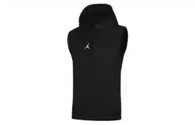 Jordan Hoodie Vest Black