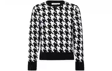 Thom Browne FW22 Houndstooth Crewneck Sweater