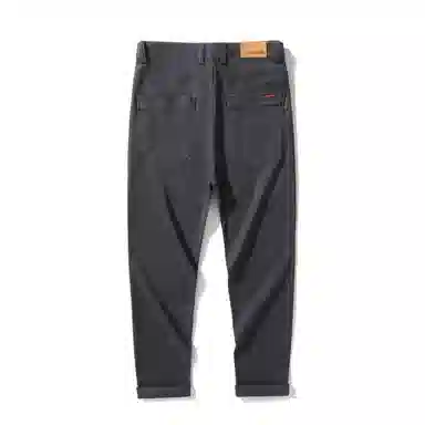 海尔斯 薄款纯色弹力修身舒适简约百搭休闲裤 男款