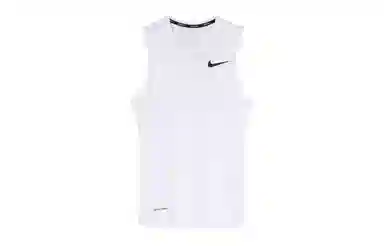 Nike Pro Logo Tank Top White