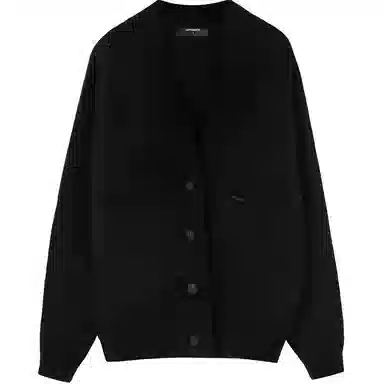 REPRESENT FW22 Black Knit Cardigan