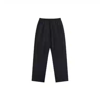 乱步 纯色复古直筒垂感运动松紧卫裤学生宽松百搭情侣休闲长裤 男女同款