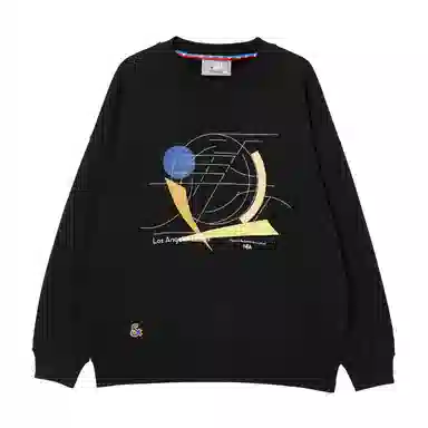 JACK JONES x NBA Crewneck Sweatshirt Black