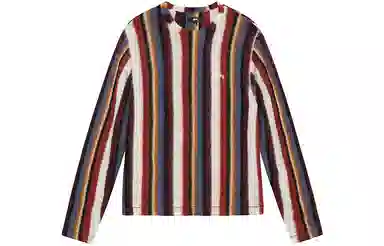 Stussy Vertical Striped Knit Crew