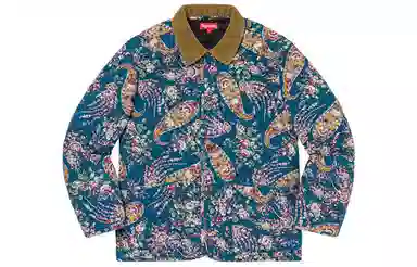 Supreme FW19 Week 4 Quilted Paisley Jacket