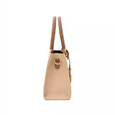 维尼奥 品牌高级感大气优雅通勤包简约百搭时尚气质妈妈包高颜值休闲质感日常小方包 合成革 单肩斜挎手提包 女款 杏色