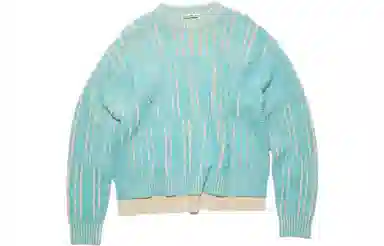 Acne Studios FW22 Pullover Sweater Turquoise Blue
