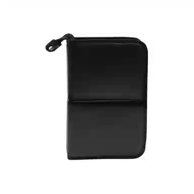 米甜兔 黑色折叠化妆包 便携