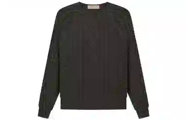 Fear of God Essentials FW22 Cable Knit Off Black