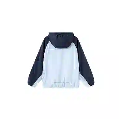 Asics Outdoor Performance Woven Hoodie Light Blue Youth