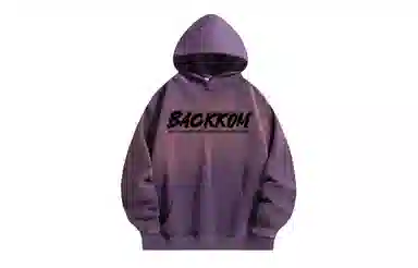 大卫贝肯 美式高街学院风宽松休闲加绒加厚百搭保暖长袖卫衣 男女同款