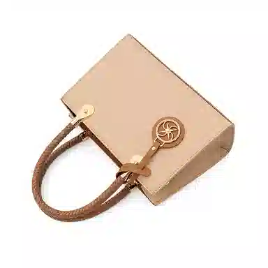 维尼奥 品牌高级感大气优雅通勤包简约百搭时尚气质妈妈包高颜值休闲质感日常小方包 合成革 单肩斜挎手提包 女款 杏色