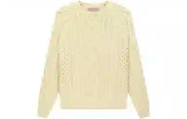 Fear of God Essentials FW22 Cable Knit Canary