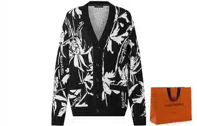 Louis Vuitton SS23 Jacquard Knit Sweater Black