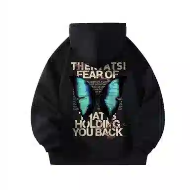 YATSI Butterfly Graffiti Hoodie