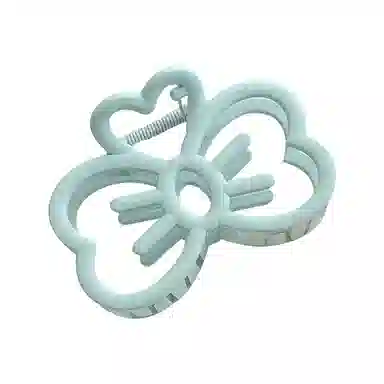 蒙妮 可爱镂空蝴蝶结抓夹 亚克力 发夹 男女同款情侣款