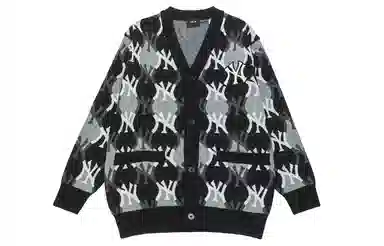 MLB Yankees Black Cardigan