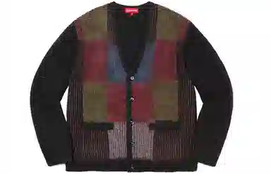 Supreme SS22 Week 5 Brushed Grid Cardigan