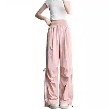 沐晓欣 宽松舒适纯色休闲裤 女款