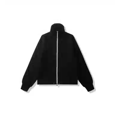 我是大卫 美式高街立领插肩袖潮牌时尚百搭宽松休闲卫衣 通用 黑色