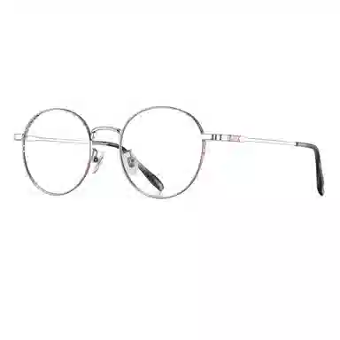 【可配度数】 苍木优品 时尚镂空系列框纯钛金丝近视镜框超轻金属镜架 合金β钛 圆形 功能性眼镜 女款