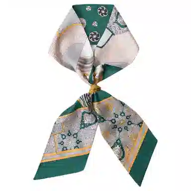 红豆 时尚绑包轻盈柔软经典设计简约大方 桑蚕丝 丝巾 女款