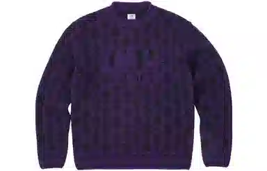 PALACE x C.P.Company Lambswool Knit Purple